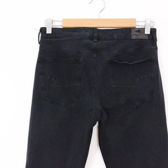 *American Eagle Black Super Stretch Skinny Jeans - Picture 8 of 13